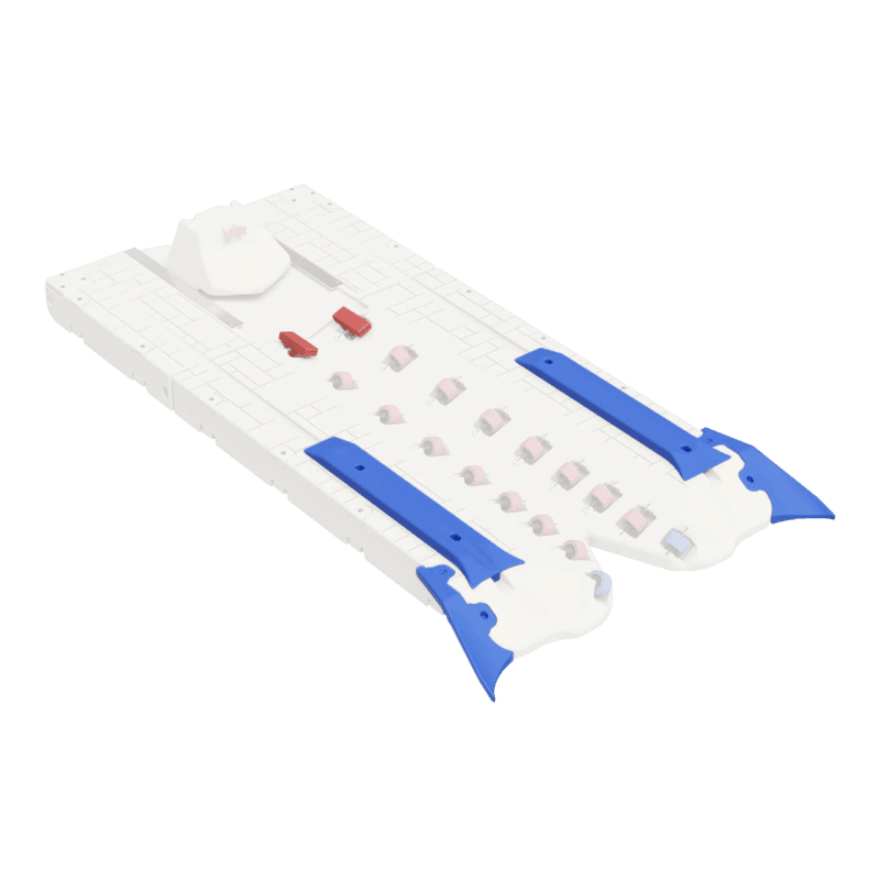 boat port conversion kit for accommodating seadoos