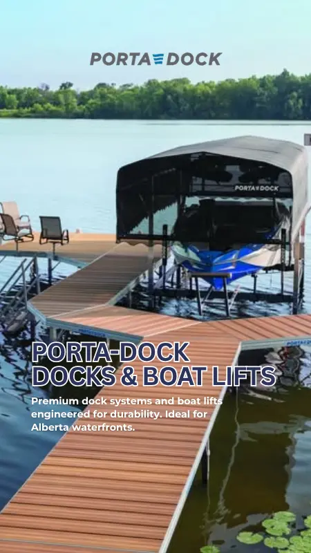 Porta-Dock boat lifts and boat docks